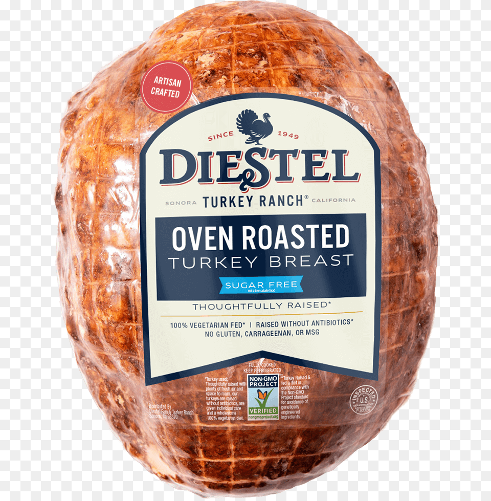 Transparent Gmo Diestel Oven Roasted Turkey Breast, Food, Ham, Meat, Pork Free Png Download