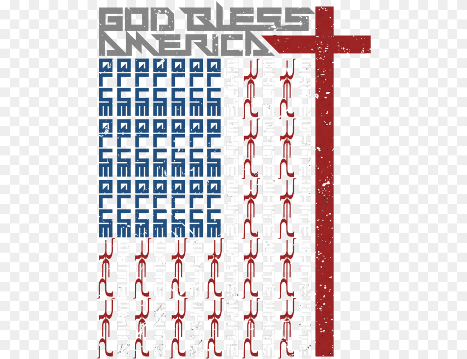 Transparent God Bless America Red Innocence And Instinct, Qr Code Free Png