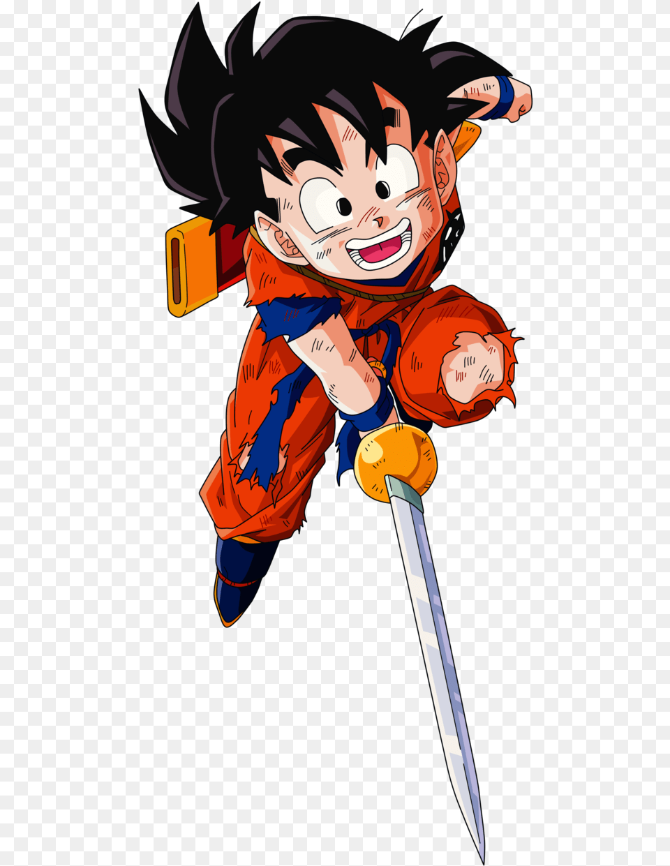 Transparent Gohan Kid Gohan Sword, Book, Comics, Publication, Baby Free Png