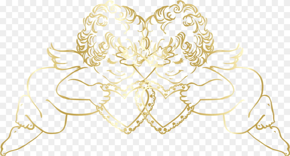 Gold Angels Gold Angels, Pattern, Accessories, Person, Art Free Transparent Png