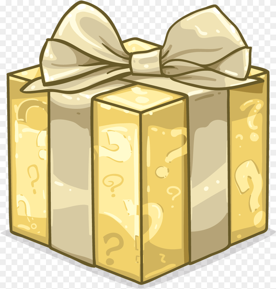 Transparent Gold Box Gold Mystery Box, Gift Png