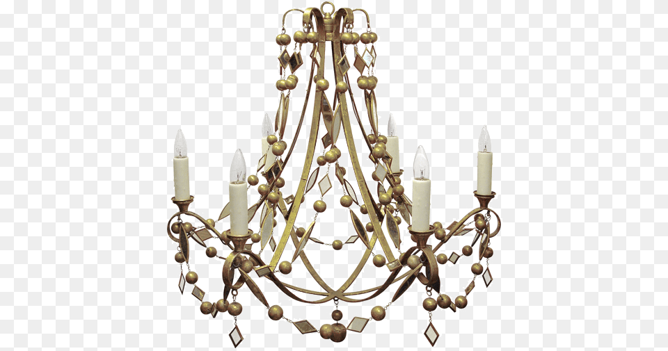 Gold Chandelier, Lamp Free Transparent Png