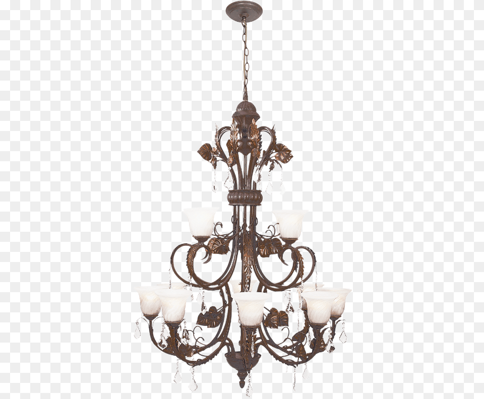 Transparent Gold Chandelier Chandelier, Lamp Free Png