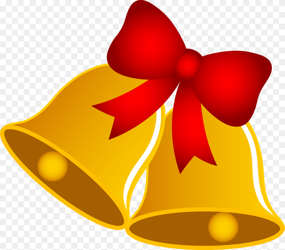 Transparent Gold Christmas Bow, Bell, Clothing, Hardhat, Helmet Free Png Download