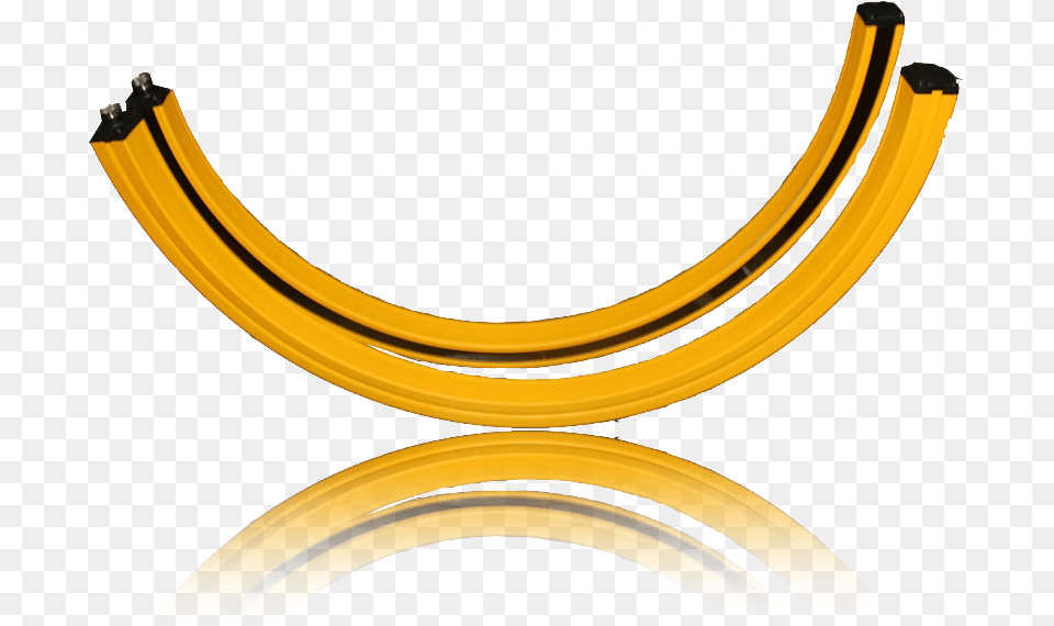 Gold Curtains Curved Safety Light Curtain, Banana, Food, Fruit, Plant Free Transparent Png