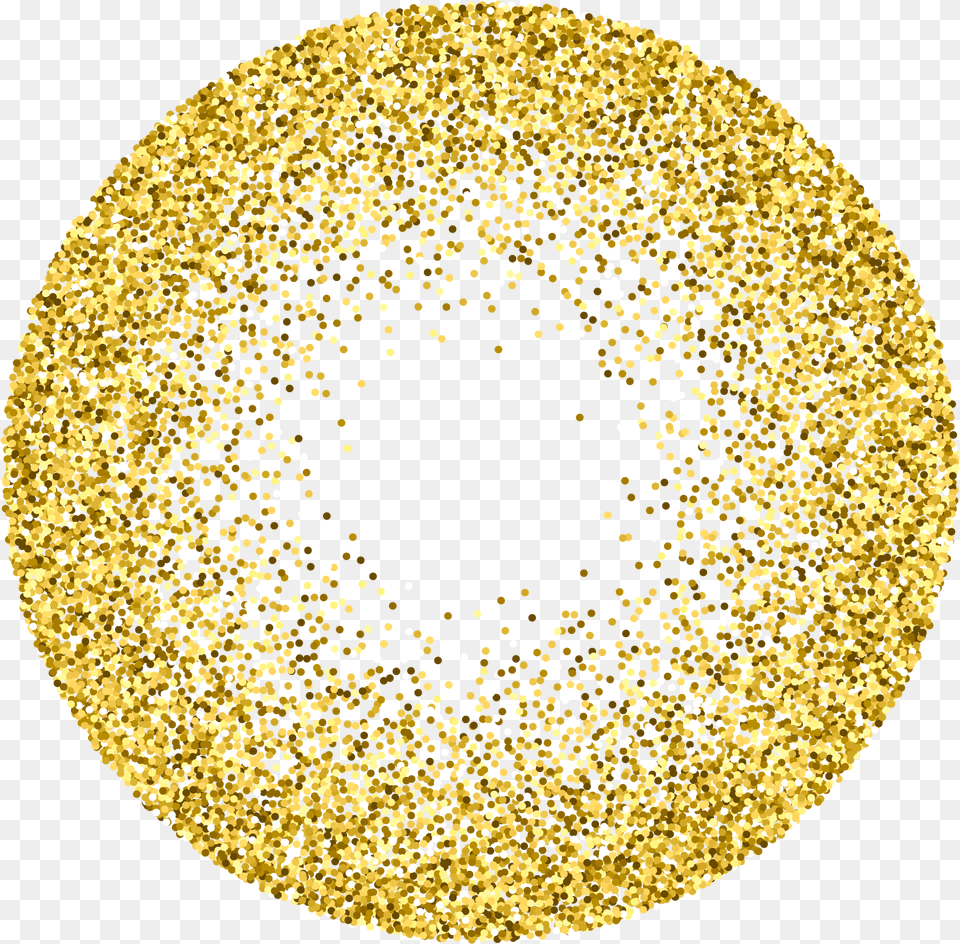 Transparent Gold Download Gold Glitter Circle Transparent, Astronomy, Moon, Nature, Night Free Png