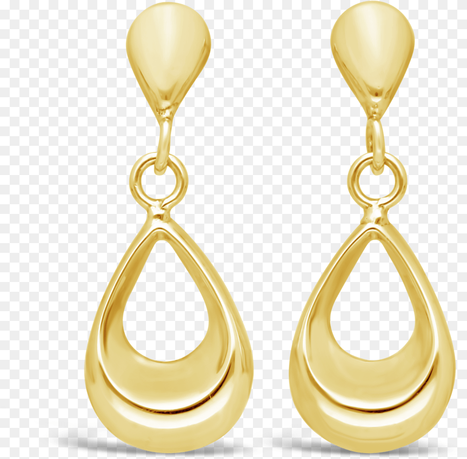 Transparent Gold Earring Earrings Transparent Gold, Accessories, Jewelry Png Image
