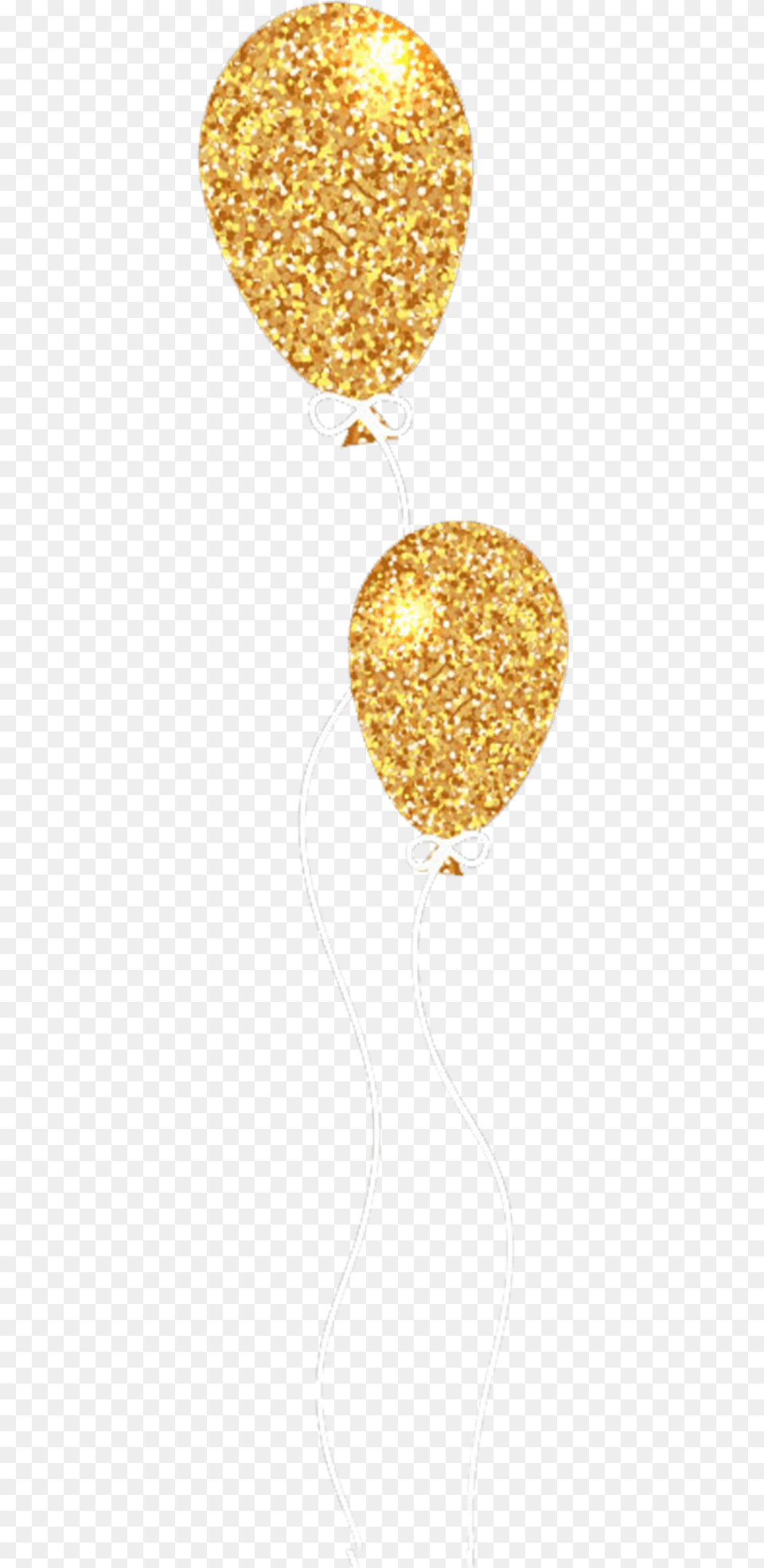 Gold Glitter Balloon Free Transparent Png