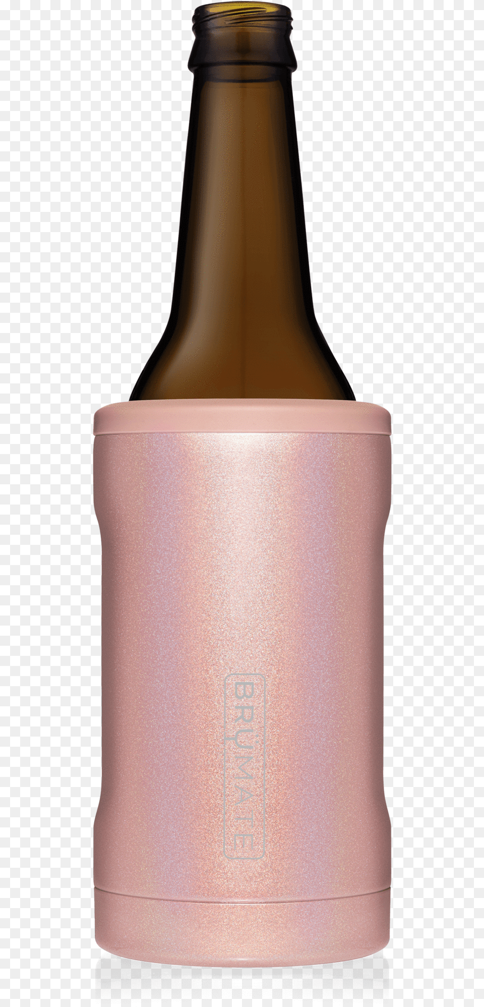 Transparent Gold Glitter Beer Bottle, Alcohol, Beverage, Beer Bottle, Liquor Png