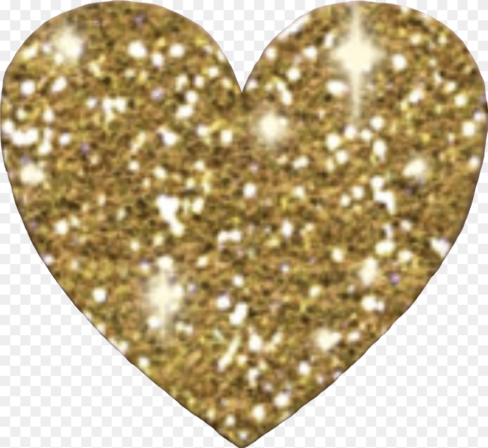 Transparent Gold Glitter Heart Transparent Gold Glitter Heart, Chandelier, Lamp, Accessories, Gemstone Free Png Download