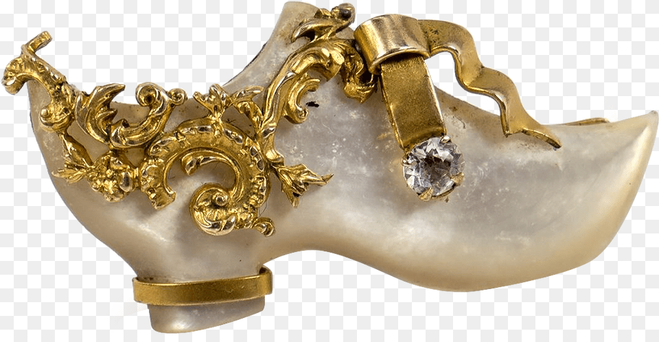 Transparent Gold Heels Antique, Bronze, Accessories, Diamond, Gemstone Png Image