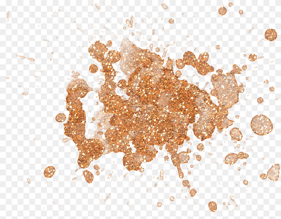 Transparent Gold Paint Splatter Bronze Paint, Powder Free Png