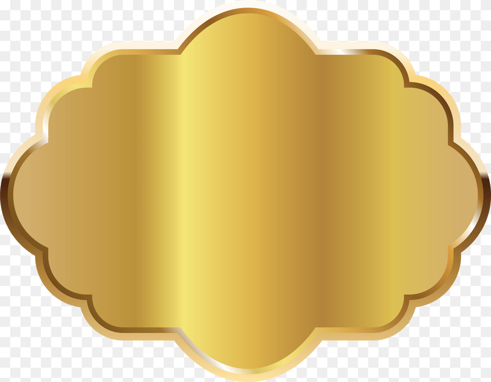 Gold Shapes, Text Free Transparent Png