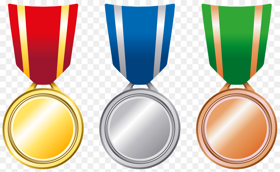 Transparent Gold Silver Bronze Medals Gallery, Gold Medal, Trophy, Smoke Pipe Free Png