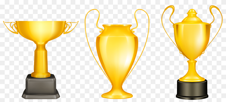 Transparent Gold Silver Bronze Trophies Gallery, Trophy Free Png Download