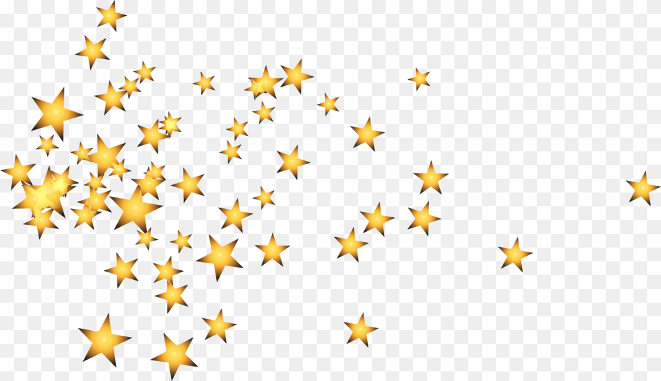 Gold Stars Clipart Gold Stars Clipart, Star Symbol, Symbol, Confetti, Paper Free Transparent Png