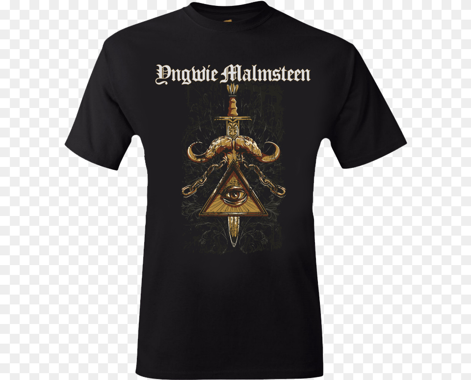 Transparent Gold Sword Crest, Clothing, T-shirt Png