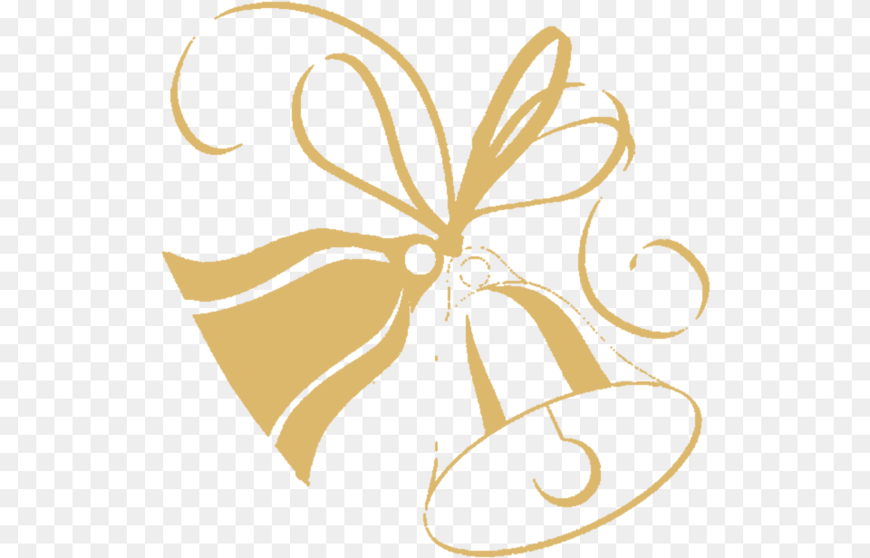 Transparent Gold Wedding Bells Transparent Background Wedding Bells Clipart, Person Free Png Download