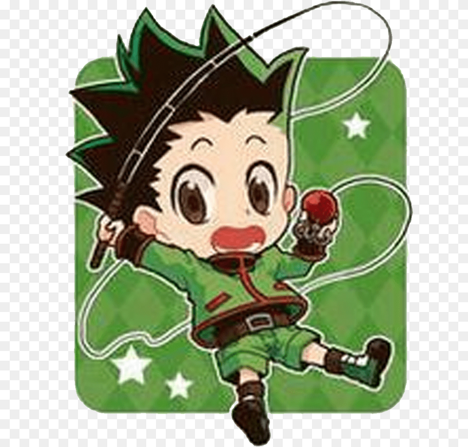 Transparent Gon Chibi Hunter X Hunter Background, Baby, Person, Face, Head Png