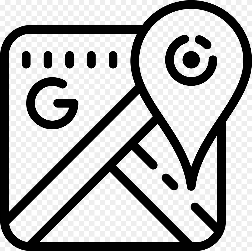 Transparent Google Map Image Cute Google Maps Icon, Gray Free Png