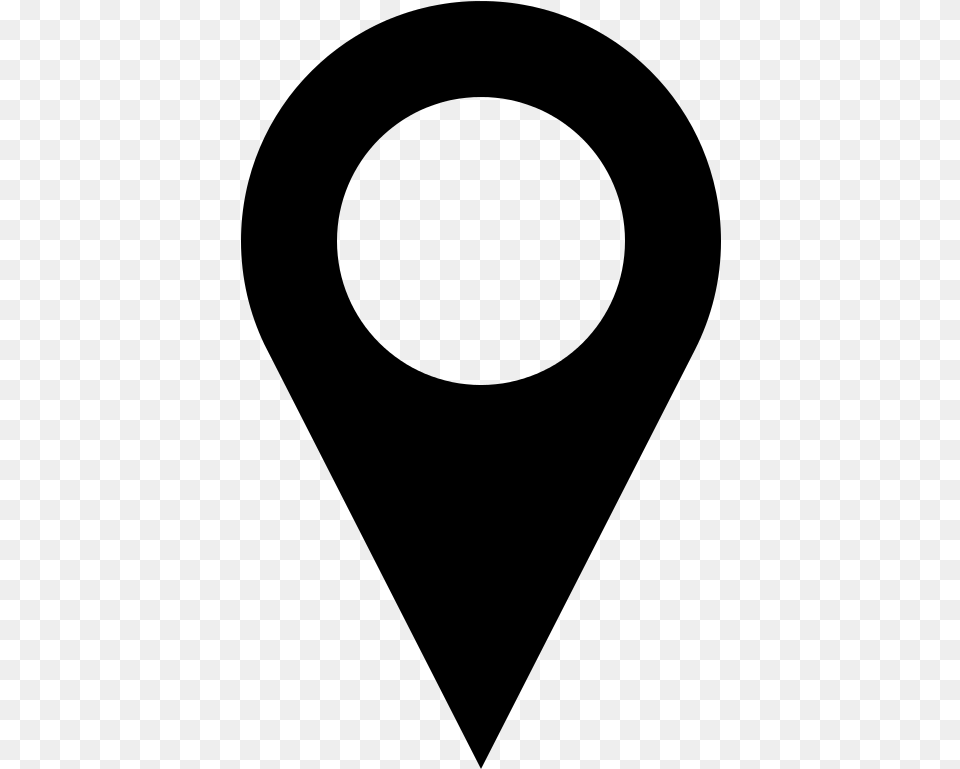 Transparent Google Map Marker Small Location Symbol, Gray Free Png