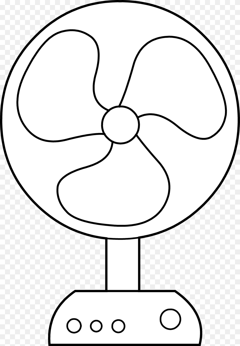 Transparent Googly Eyes Black And White Fan Clipart, Appliance, Device, Electrical Device, Electric Fan Png Image