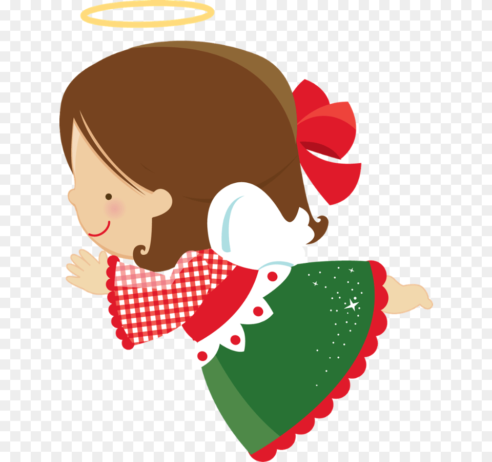 Transparent Gorro De Natal Cute Christmas Angel Clipart, Accessories, Formal Wear, Tie, Baby Png Image