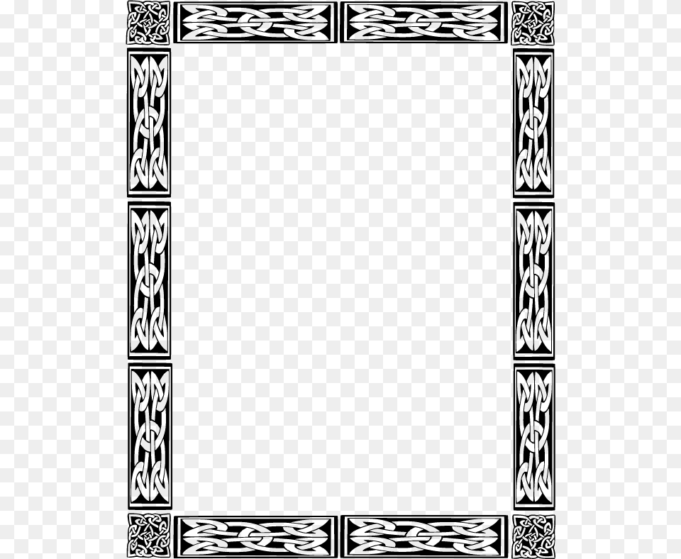 Gothic Border Background Celtic Border, Pattern Free Transparent Png