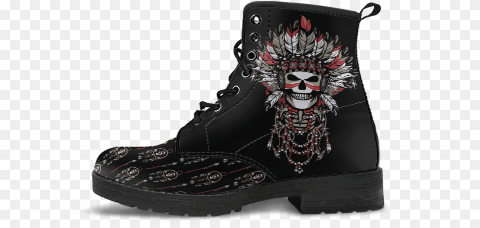 Transparent Gothic Skull Women39s Flamingo Boots, Boot, Clothing, Footwear, Adult Free Png