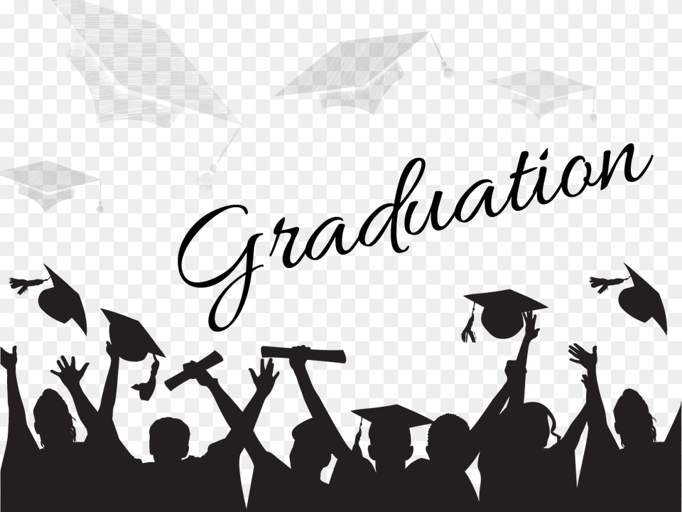 Graduation Silhouette, Person, People, Adult, Man Free Transparent Png