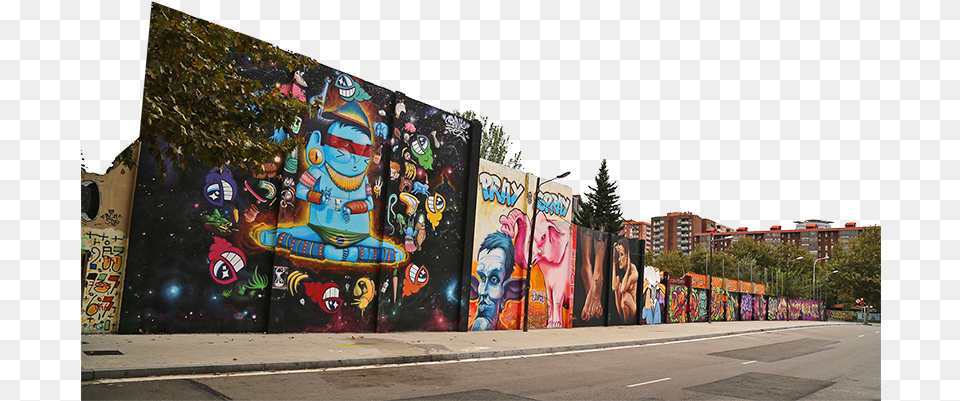 Graffiti Wall Legal Walls Street Art, Painting, Architecture, Building, Person Free Transparent Png