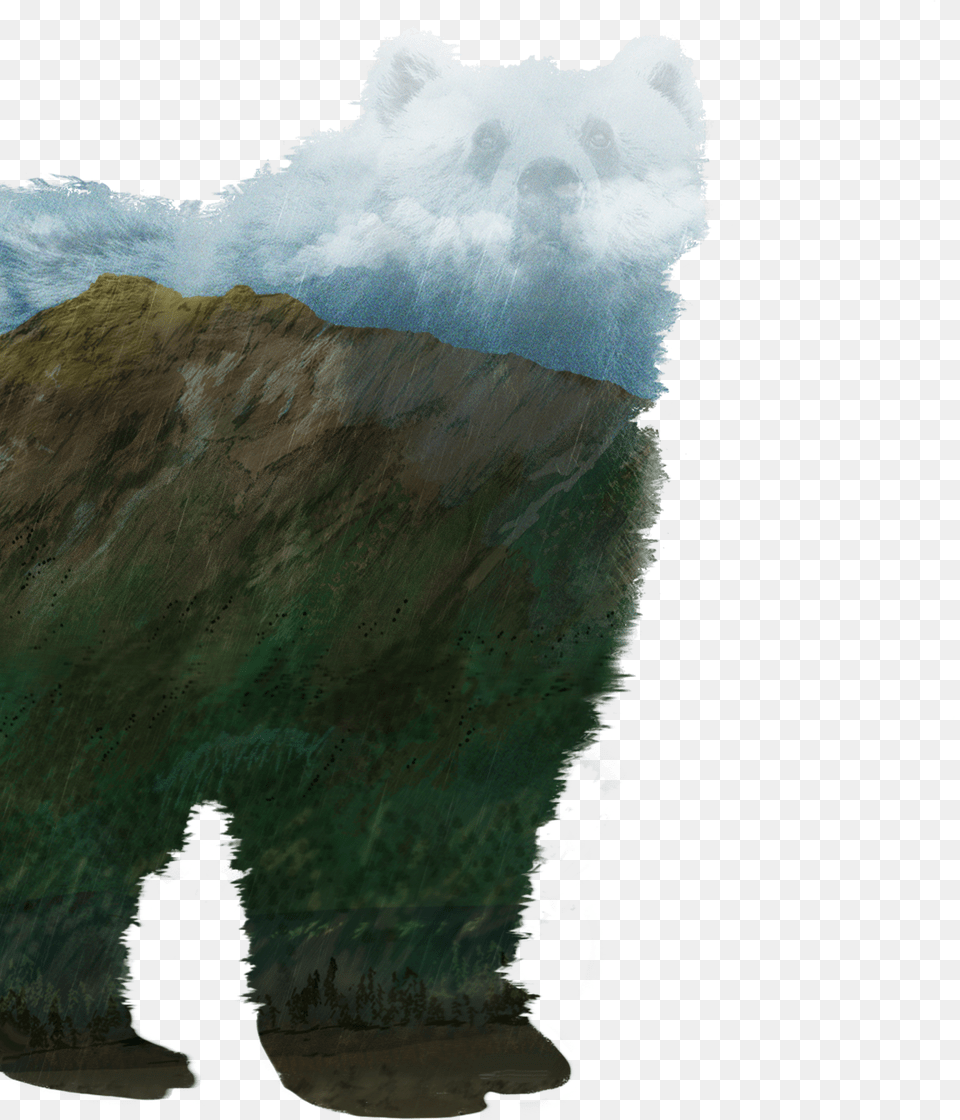 Transparent Grassy Hill Painting, Outdoors, Water, Mountain, Nature Free Png Download