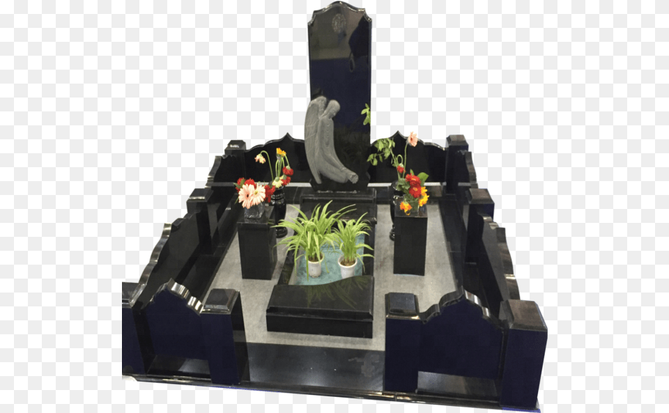 Transparent Grave Stone Clipart Headstone, Flower, Flower Arrangement, Plant, Tomb Png Image