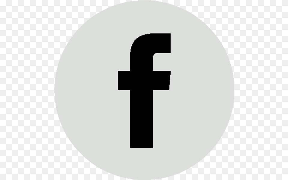 Transparent Gray Facebook Icon Cross, Symbol, Text Png Image