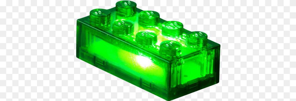 Green 2x4 Light Stax Brick Green Lego Brick, Electronics Free Transparent Png