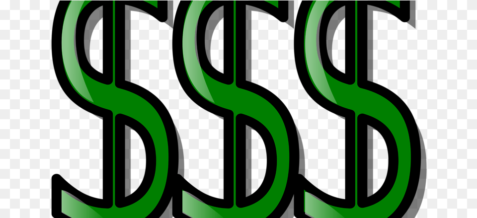 Transparent Green Dollar Signs, Text, Symbol Free Png