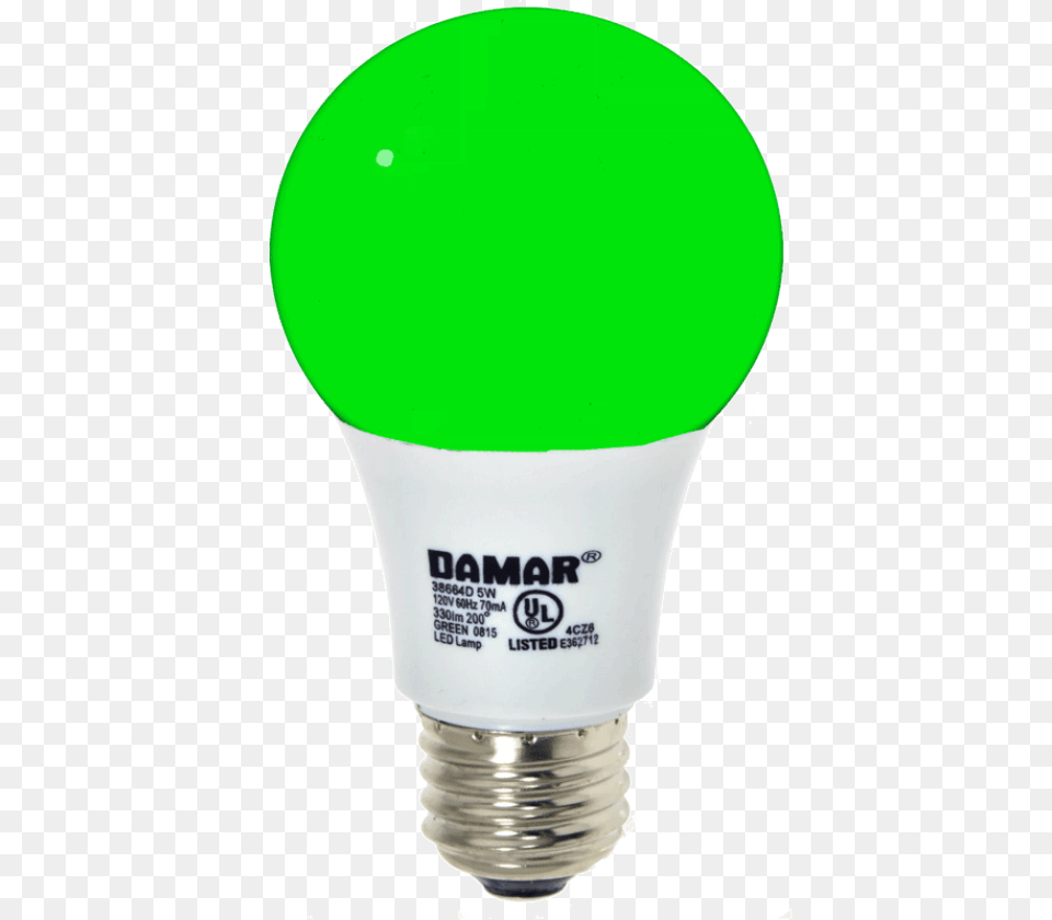 Transparent Green Light Bulb Compact Fluorescent Lamp, Electronics, Can, Tin, Ping Pong Free Png Download