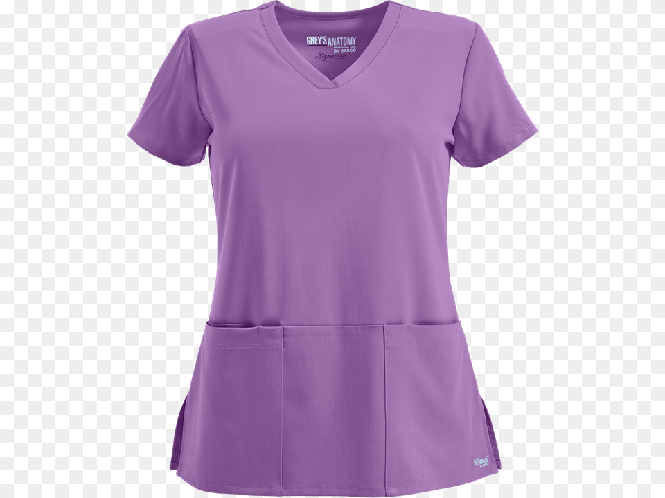 Transparent Grey S Anatomy Active Shirt, Blouse, Clothing, T-shirt, Purple Png Image