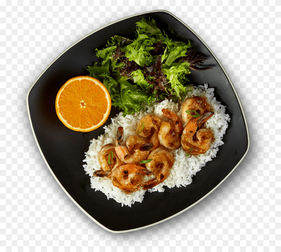 Transparent Grilled Shrimp Shrimp On Plate, Food, Food Presentation, Meal, Lunch Free Png