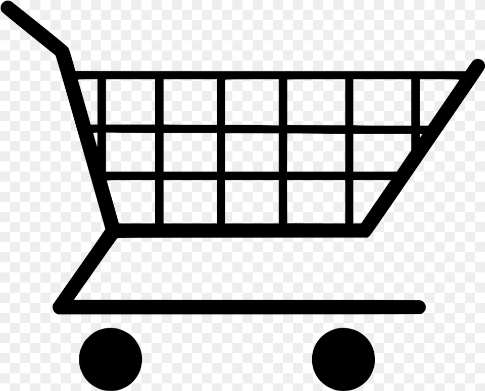 Transparent Grocery Cart Shopping Cart Clip Art, Gray Png