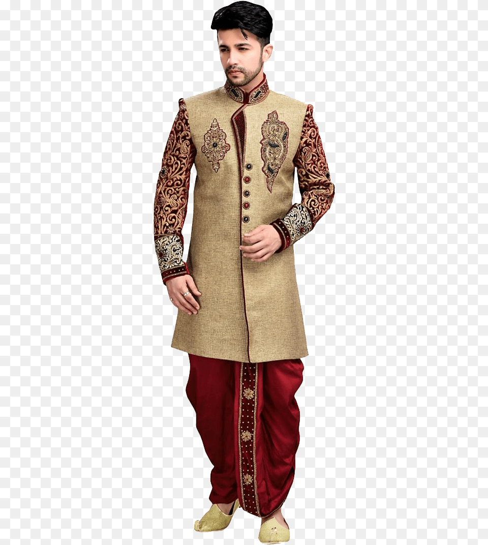 Transparent Groom Sherwani For Men, Clothing, Coat, Formal Wear, Suit Png