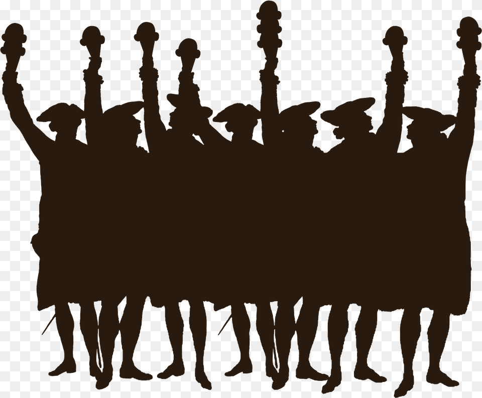 Group Of People Silhouette Founding Fathers Free Transparent Png