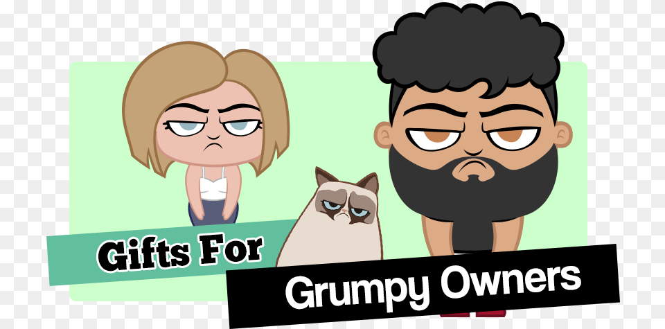 Grumpy Cat Face Cartoon, Baby, Person, Head, Animal Free Transparent Png