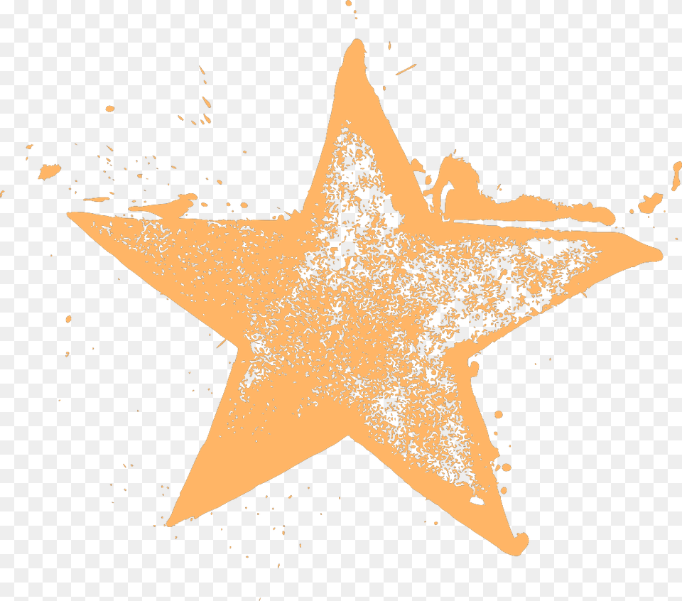 Grunge Star Star Stamp Star Symbol, Symbol, Animal, Fish Free Transparent Png