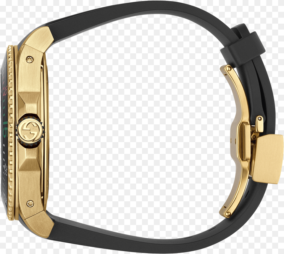 Transparent Gucci Mane Gucci Rubber Watch Band Gold, Accessories, Goggles, Wristwatch, Electronics Png Image