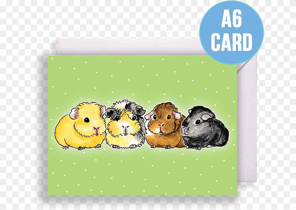 Guinea Pig Clipart Cartoon, Envelope, Greeting Card, Mail, Animal Free Transparent Png