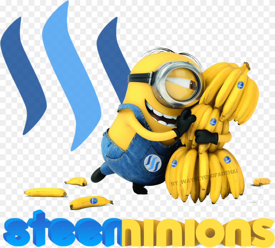 Transparent Hahaa Minion 3 Banana, Food, Fruit, Plant, Produce Free Png