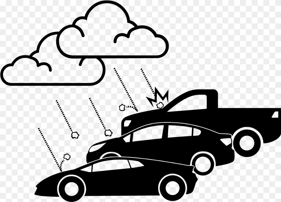 Transparent Hail Storm Clipart Car Hail Damage Cartoon, Gray Png