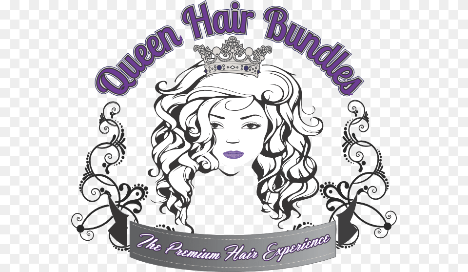 Transparent Hair Bundles Label Queen Of Hair, Baby, Person, Accessories, Jewelry Free Png Download