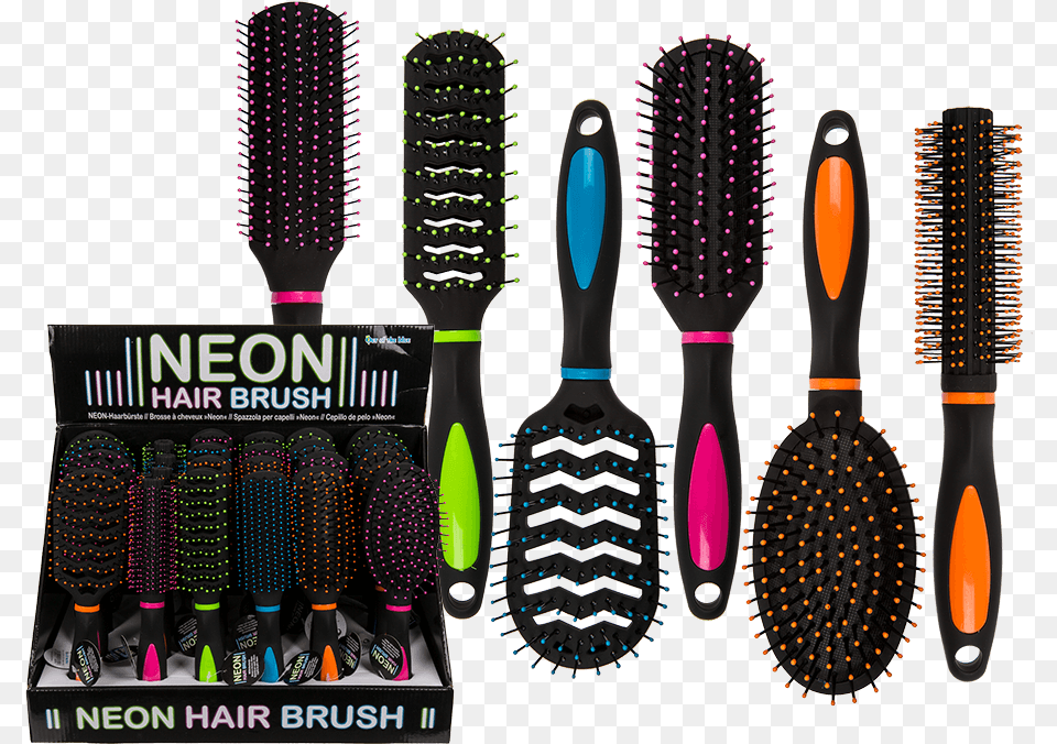 Transparent Hair Comb Paddle, Brush, Device, Tool, Blade Free Png Download